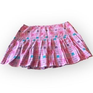 Dolls Kill x Care Bears Harmony in My Heart Plaid Mini skirt XXL